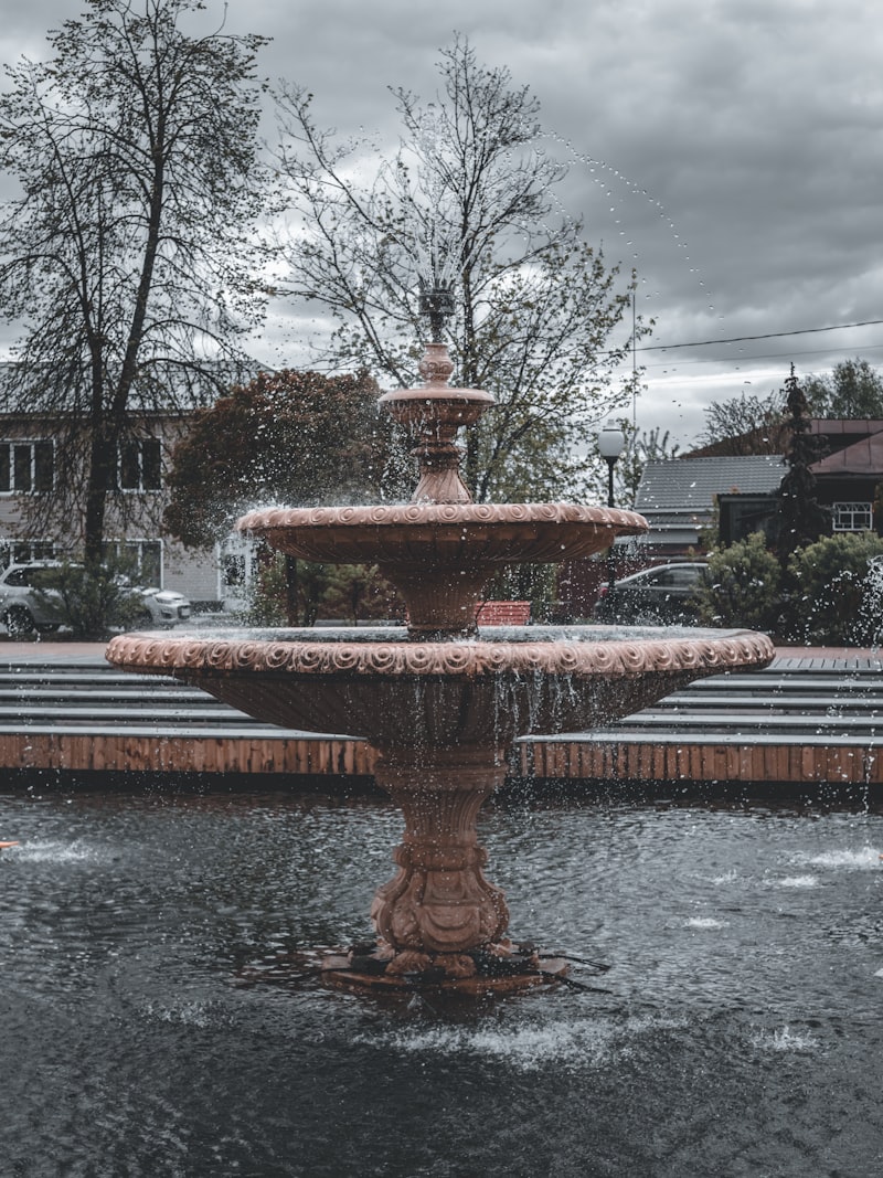 Kašna Nerudova před domovem seniorů, České Budějovice